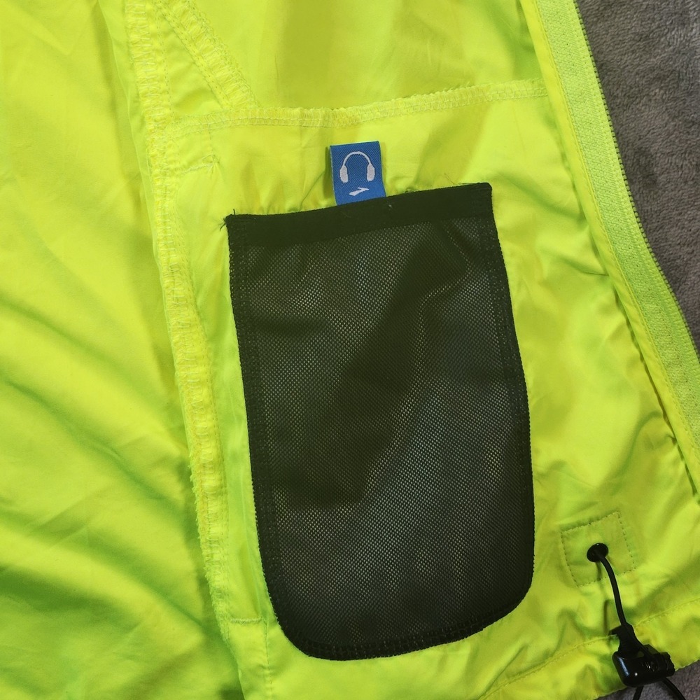 Brooks Vest Womens L Yellow Running Safety Essential Nightlife High Visibility - Picture 5 of 9